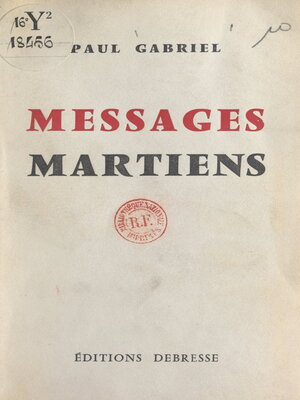 cover image of Messages martiens